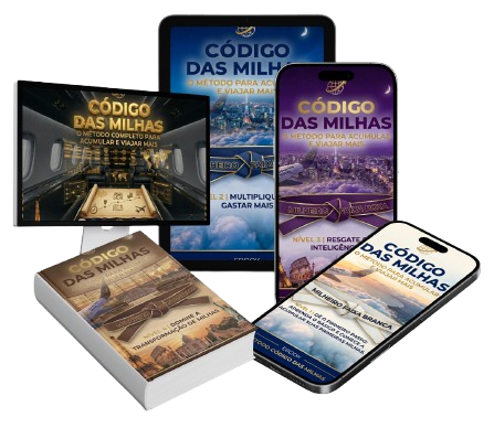 Método Código das Milhas — mockup do produto